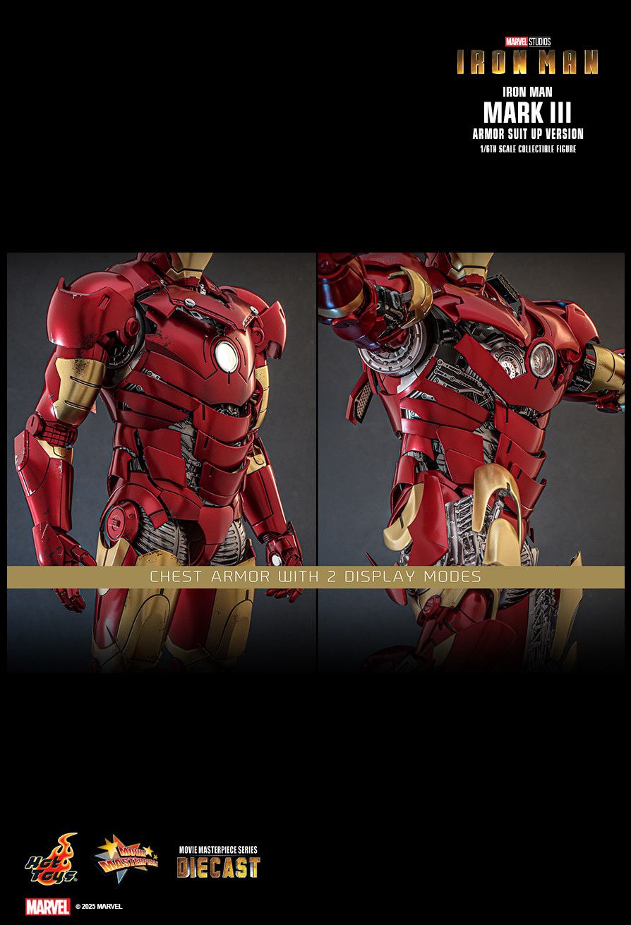 Hot Toys MMS825D72B - Marvel Comics - Iron Man - Iron Man Mark III Armor Suit Up Version 【Pre-Order】