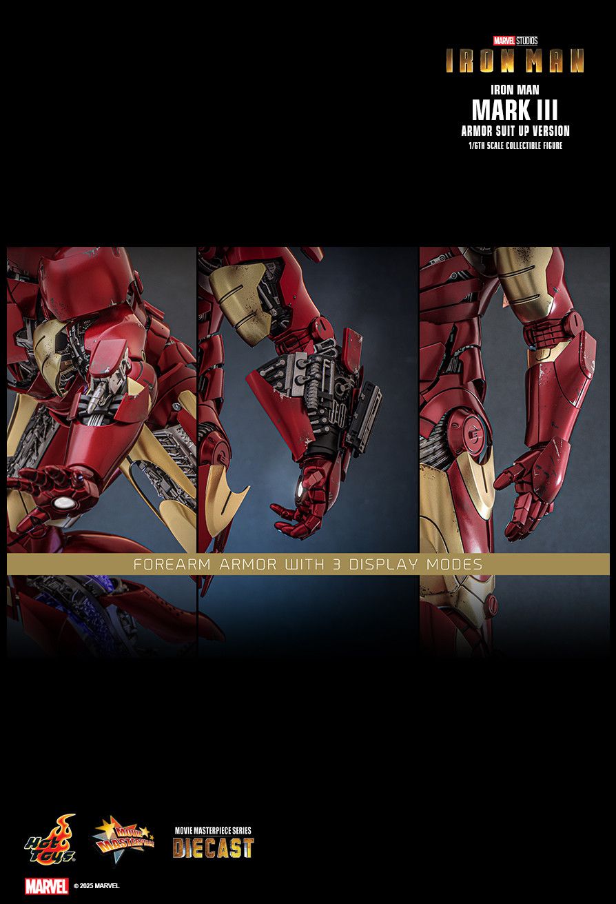 Hot Toys MMS825D72 - Marvel Comics - Iron Man - Iron Man Mark III Armor Suit Up Version 【Pre-Order】
