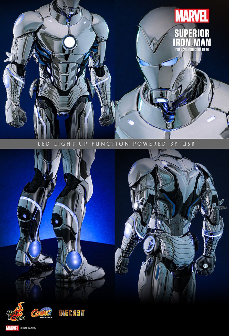 Hot Toys CMS026B - Marvel Comics - Superior Iron Man 【Pre-Order】