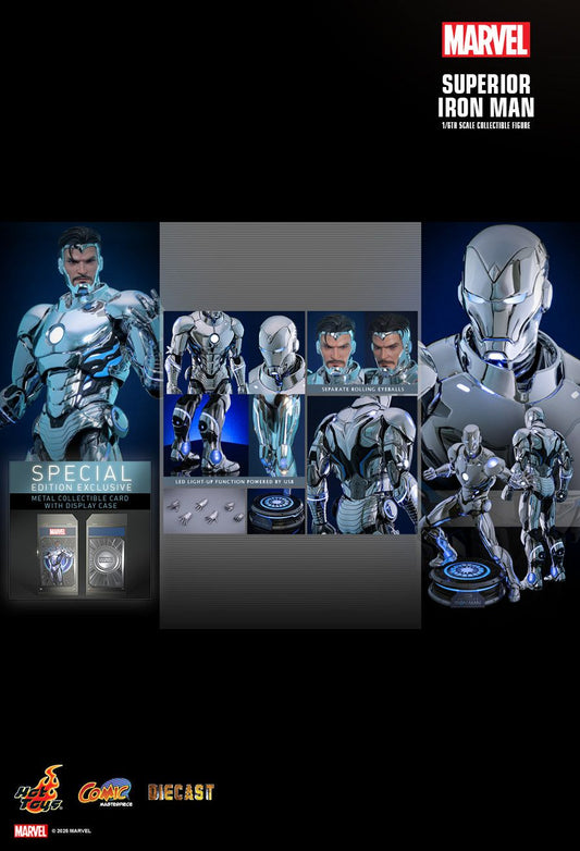 Hot Toys CMS026B - Marvel Comics - Superior Iron Man 【Pre-Order】