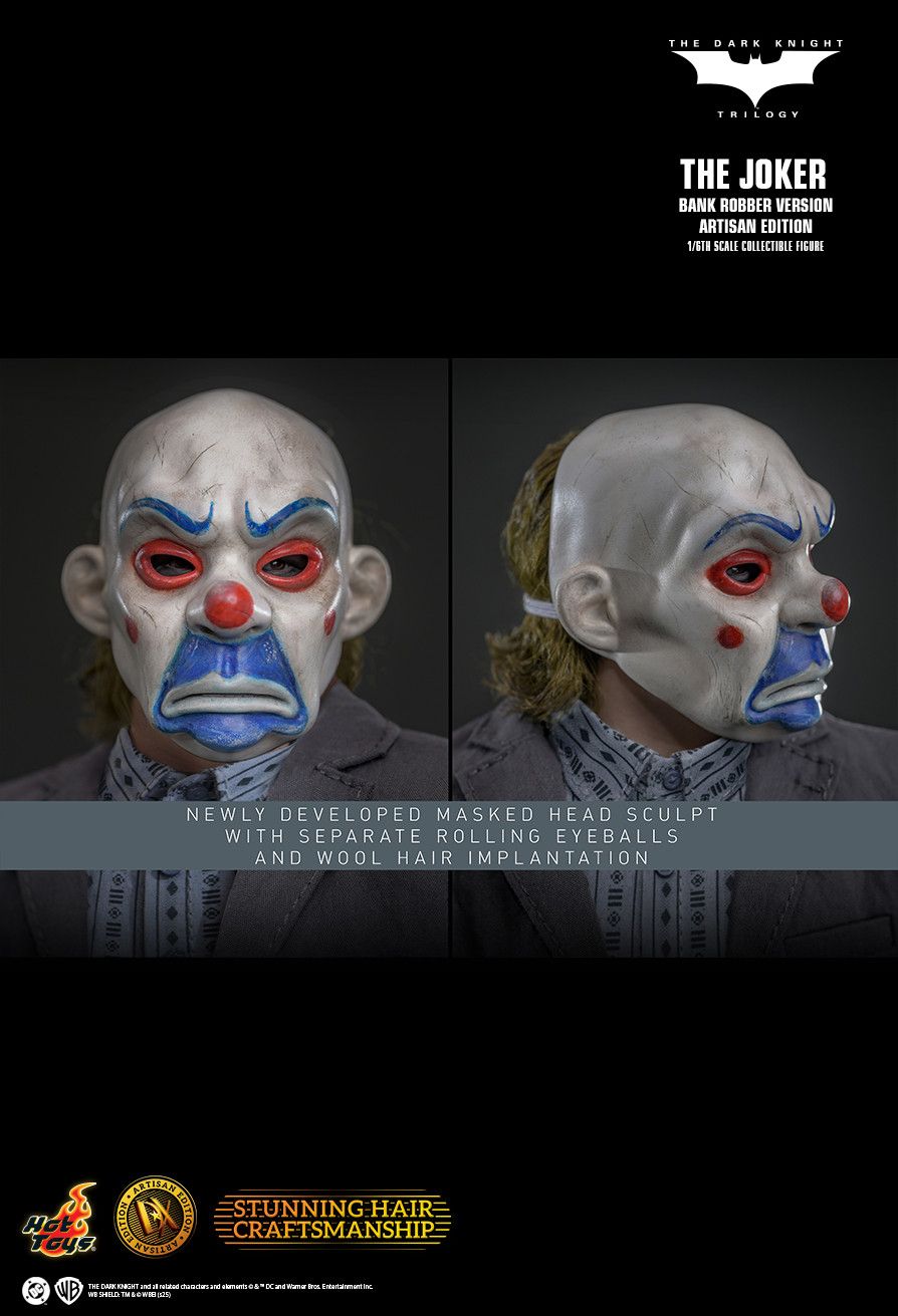 Hot Toys DX51 - DC Comics - The Dark Knight Trilogy - The Joker Bank Robber Version 【Pre-Order】