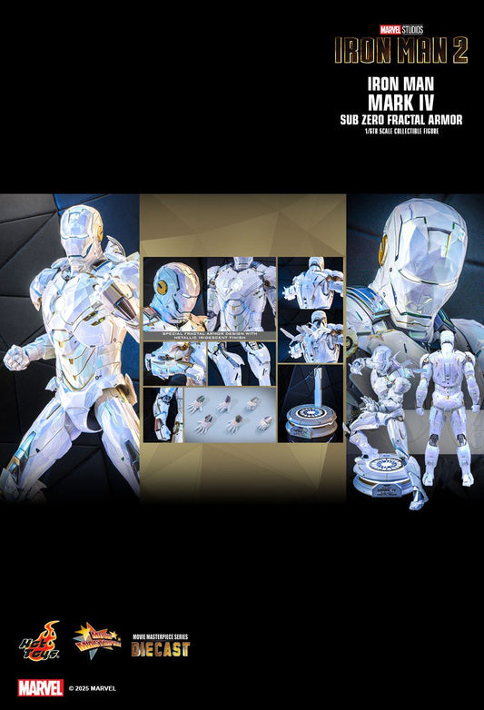 Hot Toys MMS830D76 - Marvel Comics - Iron Man 2 - Iron Man Mark IV Sub Zero Fractal Armor