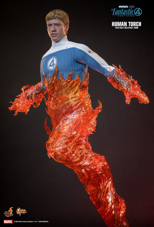 Hot Toys MMS829B - Marvel Comics - The Fantastic Four : First Steps - Human Torch【Pre-Order】