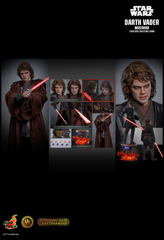 Hot Toys DX49 - Star Wars III : Revenge Of The Sith - Darth Vader Mustafar Artisan Edition【Pre-Order】