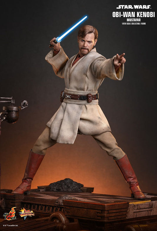 Hot Toys MMS843 - Star Wars III : Revenge Of The Sith - Obi Wan Kenobi Mustafar Version【Pre-Order】