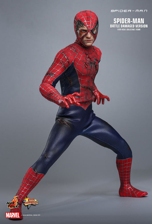 Hot Toys MMS859 - Marvel Comics - Spider-Man - Spider-Man Battle Damaged Version【Pre-Order】