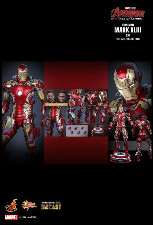 Hot Toys MMS865D80 - Marvel Comics - Avengers: Age of Ultron - Iron Man Mark XLIII【Pre-Order】
