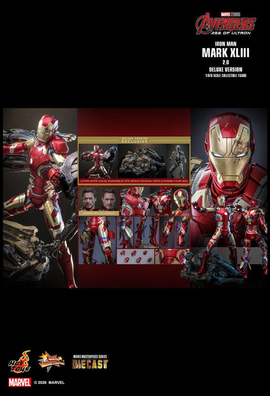 Hot Toys MMS866D81 - Marvel Comics - Avengers: Age of Ultron - Iron Man Mark XLIII【Pre-Order】