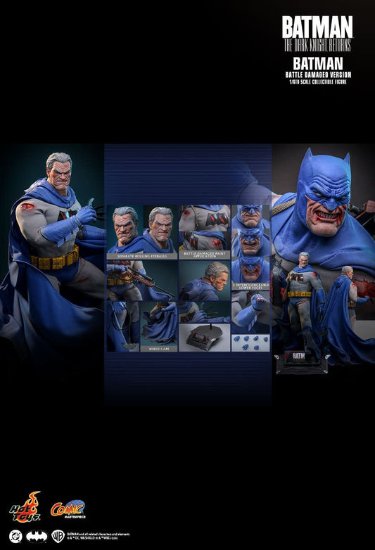 Hot Toys CMS031 - DC Comics - Batman : The Dark Knight Returns - Batman Battle Damaged Version【Pre-Order】