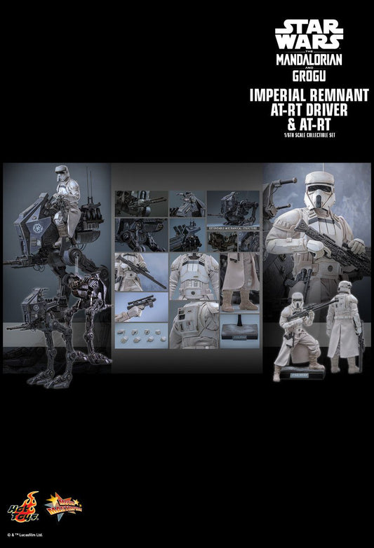 Hot Toys MMS875 - Star Wars : The Mandalorian & Grogu - Imperial Remnant AT-RT Driver & AT-RT【Pre-Order】