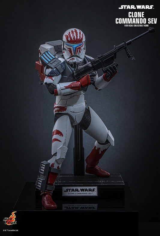 Hot Toys TMS188 - Star Wars : The Clone Wars - Clone Commander Sev【Pre-Order】