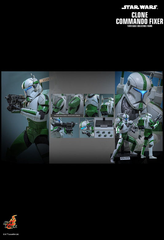 Hot Toys TMS189 - Star Wars : The Clone Wars - Clone Commando Fixer【Pre-Order】