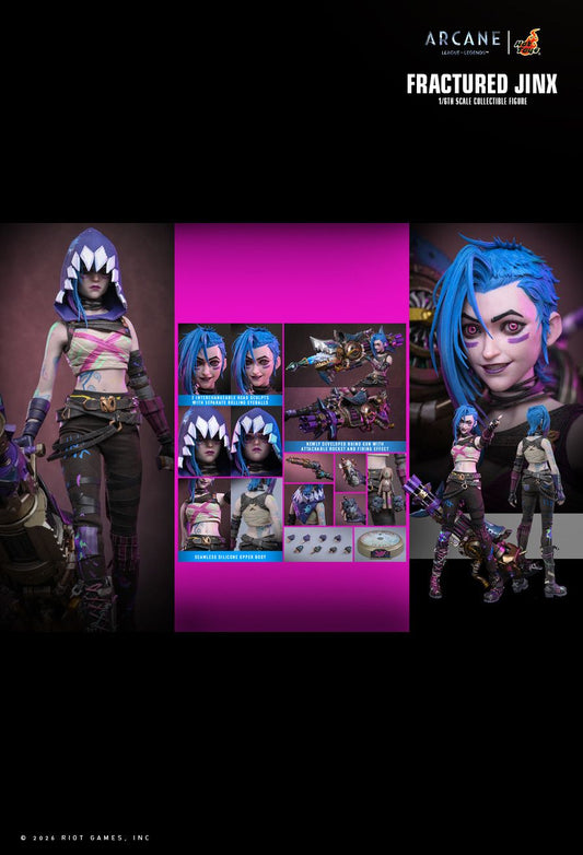 Hot Toys TMS183 - Riot - League Of Legends : Arcane - Fractured Jinx【Pre-Order】