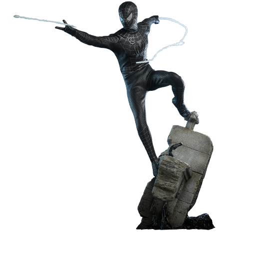 Hot Toys MMS728B - Marvel Comics - Spider Man 3 - Spider Man Black Suit Deluxe Version