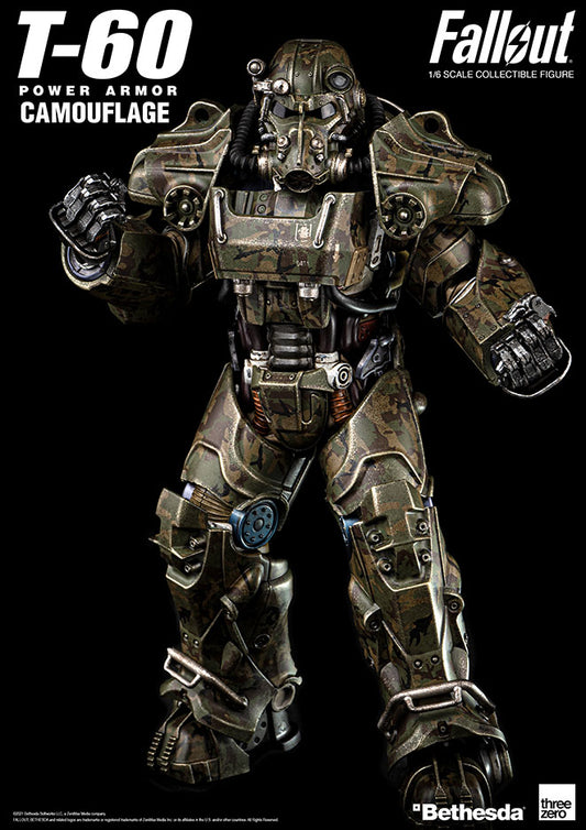 Threezero 3Z0178 - Fallout - T‐60 Camouflage Power Armor【Back-Order】