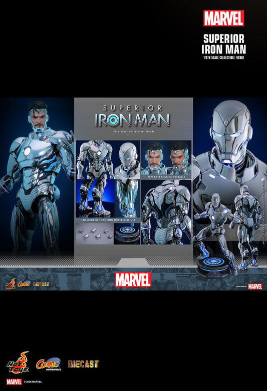 Hot Toys CMS026 - Marvel Comics - Superior Iron Man 【Pre-Order】
