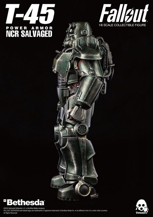 Threezero 3Z0177 - Fallout - T-45 NCR Salvaged Power Armor【Back-Order】