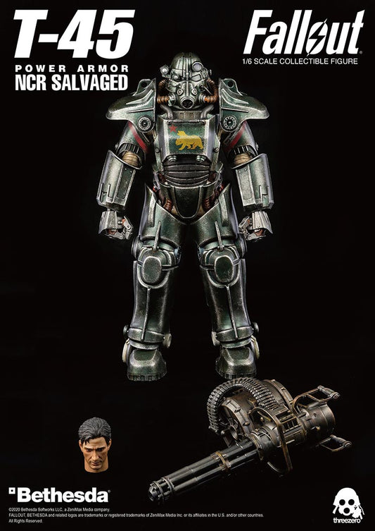 Threezero 3Z0177 - Fallout - T-45 NCR Salvaged Power Armor【Back-Order】
