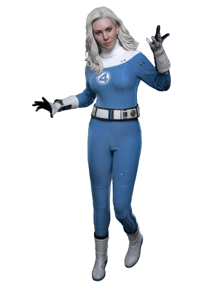 Hot Toys MMS824B - Marvel Comics - The Fantastic Four : First Steps - Invisible Woman & H.E.R.B.I.E 【Pre-Order】