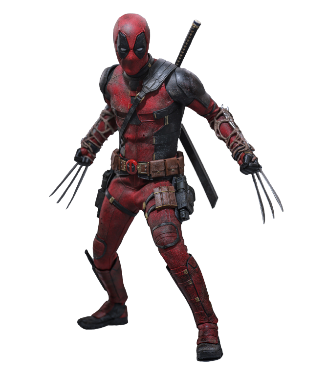Hot Toys MMS782 - Marvel Comics - Deadpool & Wolverine - Deadpool Battling Version