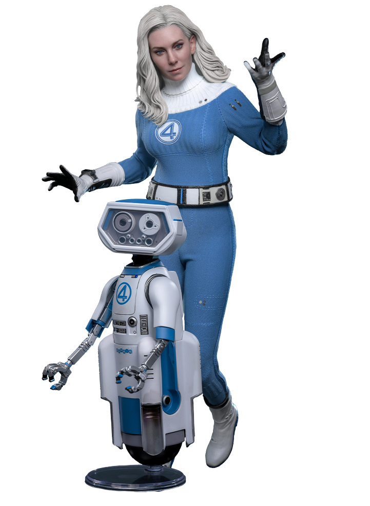 Hot Toys MMS824 - Marvel Comics - The Fantastic Four : First Steps - Invisible Woman & H.E.R.B.I.E 【Pre-Order】