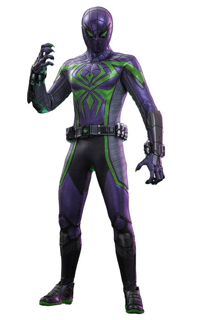 Hot Toys VGM68 - Marvel's Spider Man 2 - Miles Morales Purple Reign Suit