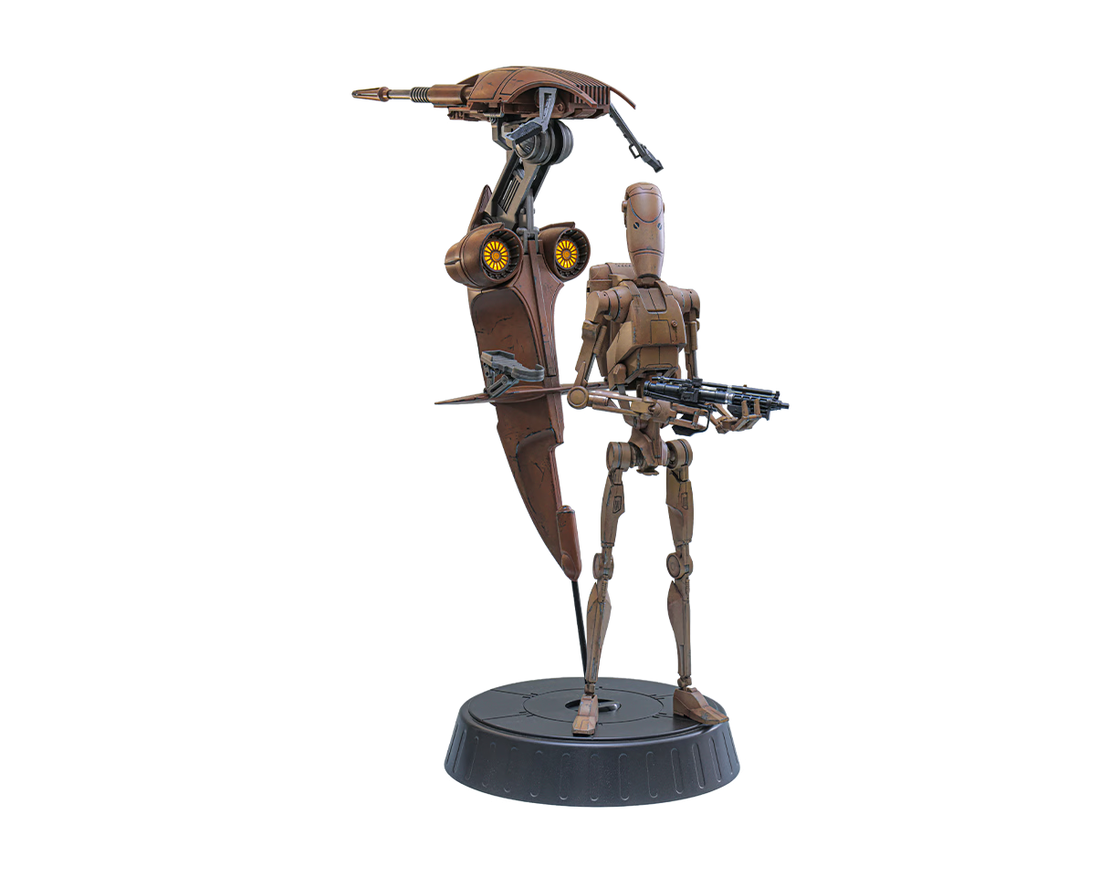 Hot Toys MMS887 - Star Wars : The Mandalorian & Grogu - Battle Droid & STAP【Pre-Order】