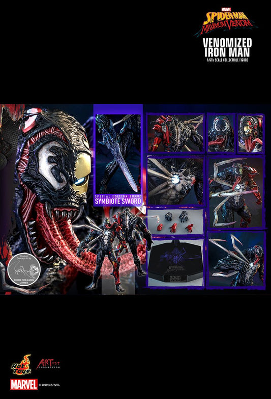 Hot Toys AC04B - Marvel Comics - Marvel's Spider-Man : Maximum Venom -Venomized Iron Man Deluxe Version