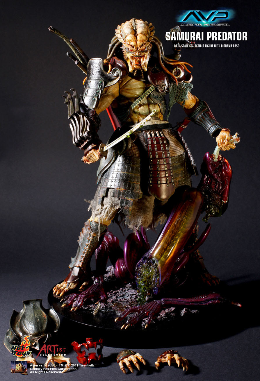 Hot Toys AC01 - Alien VS. Predator - Samurai Predator – Captain