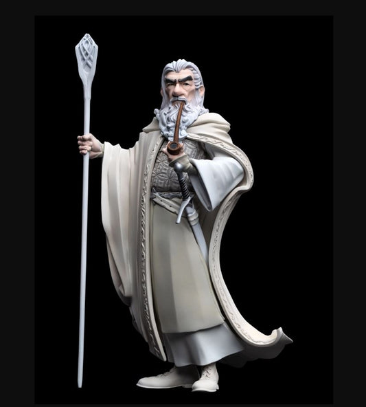 Weta Mini Epics - Lord Of The Rings - Gandalf The White With Pipe & Staff