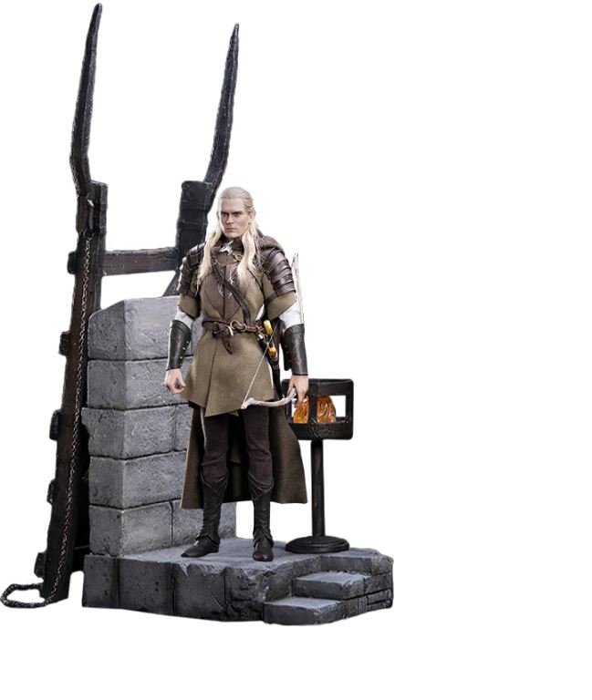 Asmus Toys LOTR029EX - The Lord of the Rings : The Two Towers - Legolas The Battle Of Helms Deep