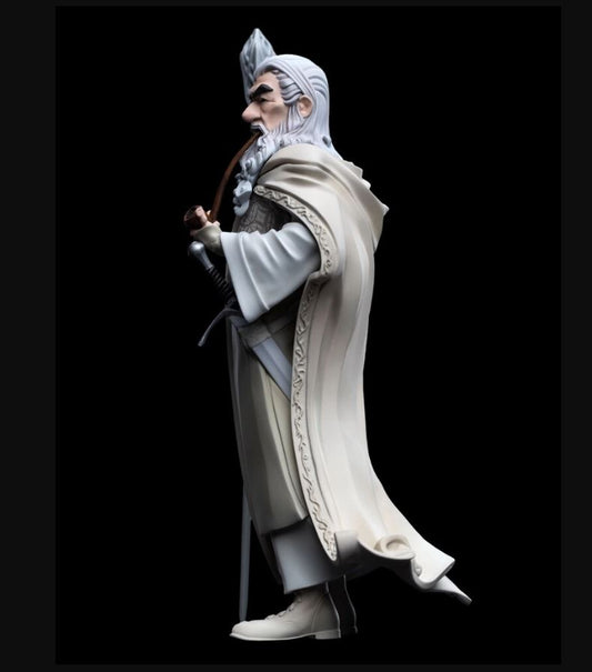 Weta Mini Epics - Lord Of The Rings - Gandalf The White With Pipe & Staff