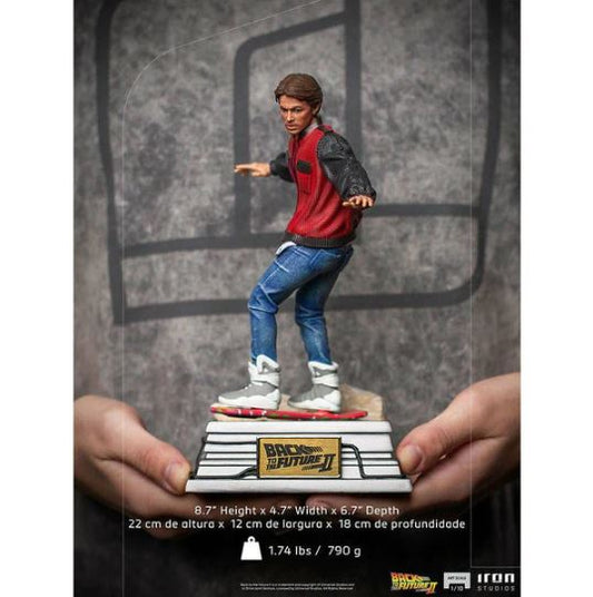 Iron Studios - Back To The Future - Marty McFly on Hoverboard