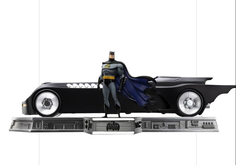 Iron Studios BATANI64922-10 - DC Comics - Batman The Animated Series - Batman and Batmobile Deluxe