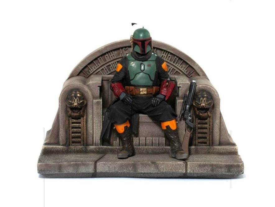 Iron Studios - Star Wars : The Mandalorian - Boba Fett & Throne