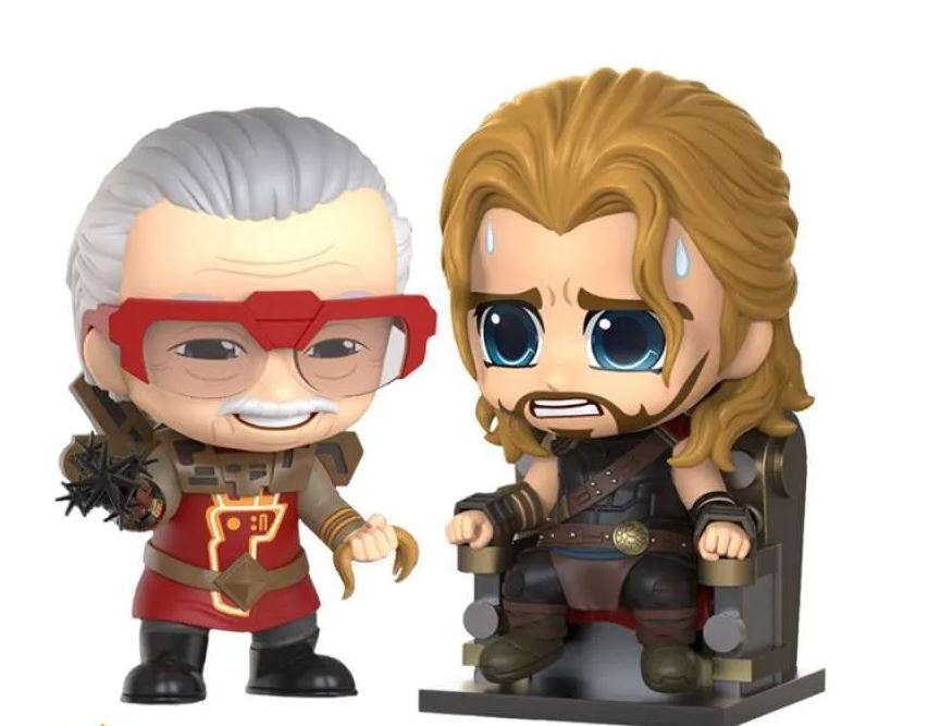Hot Toys COSB738 - Marvel Comics - Thor 3 : Ragnarok - Stan Lee & Thor