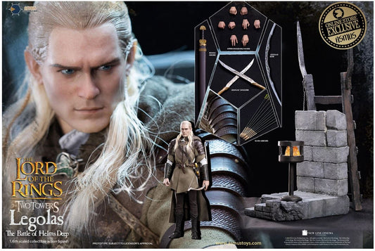 Asmus Toys LOTR029EX - The Lord of the Rings : The Two Towers - Legolas The Battle Of Helms Deep