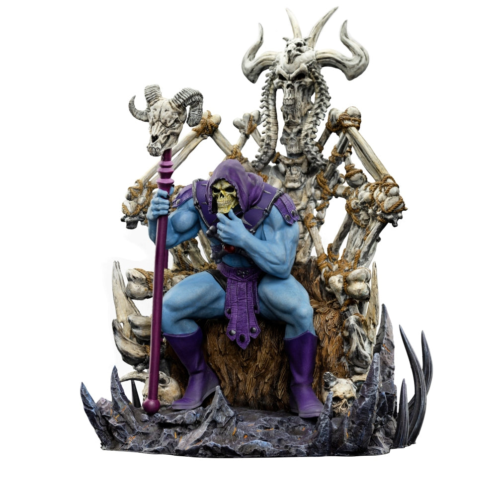 Iron Studios HEMAN63522-10 - Masters of the Universe - Skeletor on Throne Deluxe