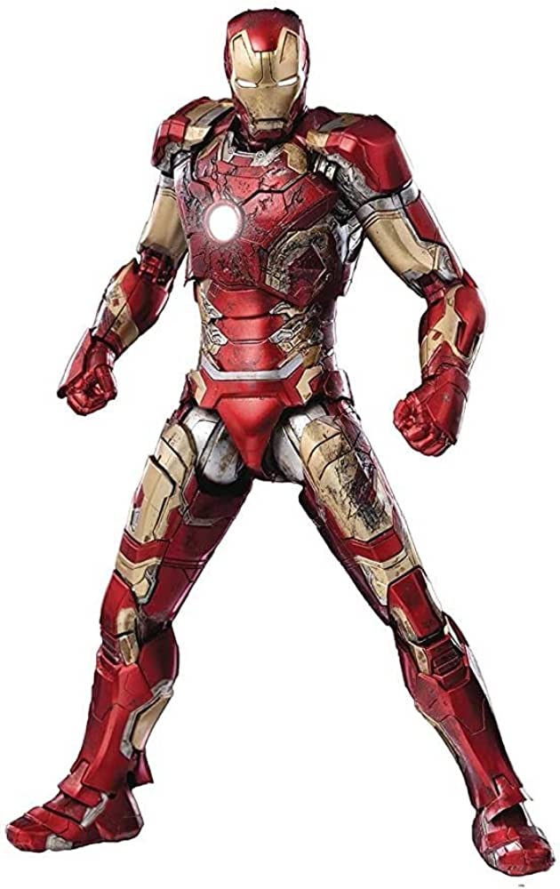 Threezero 3Z03650C0 DLX - Marvel Comics - The Infinity Saga - Iron Man Mark 43 Battle Damage