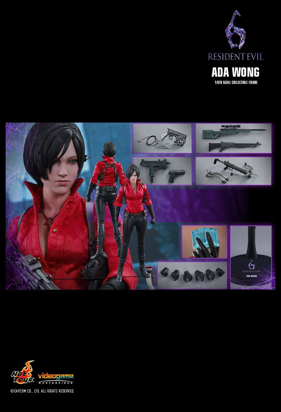 Hot Toys - Resident Evil 4 HD Videogame Masterpiece 1/6 Ada  Wong 29 cm : Toys & Games