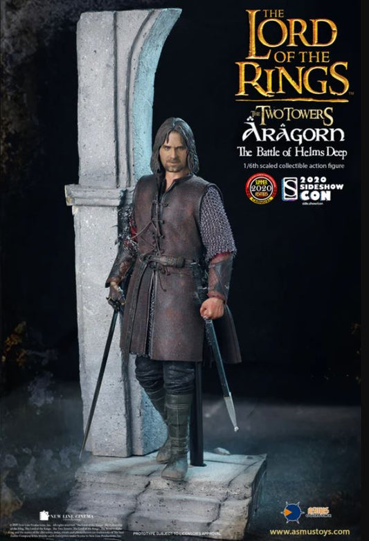 Asmus Toys LOTR025EX - The Lord of the Rings : The Two Towers - Aragorn The Battle OF Helms Deep