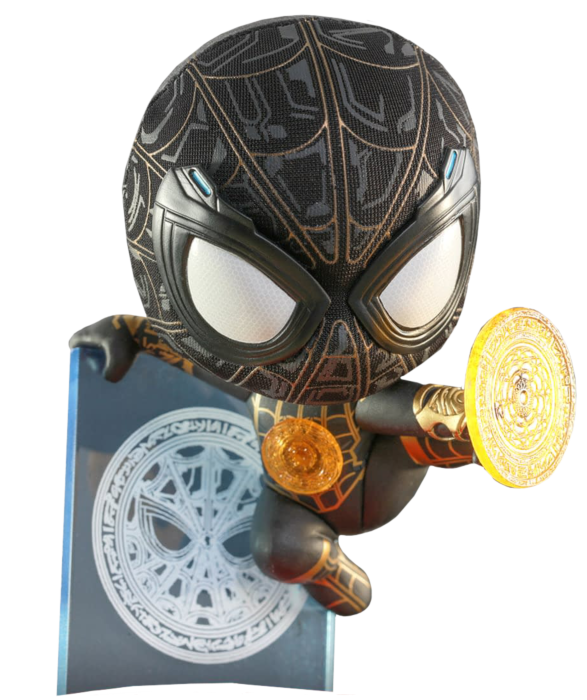 Hot Toys COSB917 - Marvel Comics - Spider Man : No Way Home - Spider Man Black and Gold Suit & Magic Shooter Version