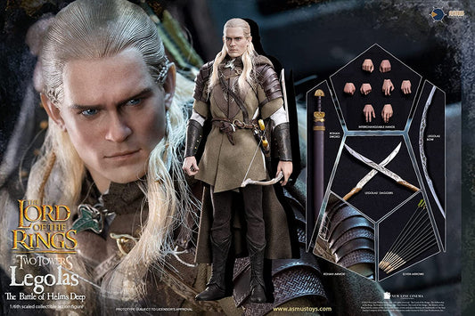 Asmus Toys LOTR029 - The Lord of the Rings : The Two Towers - Legolas The Battle Of Helms Deep