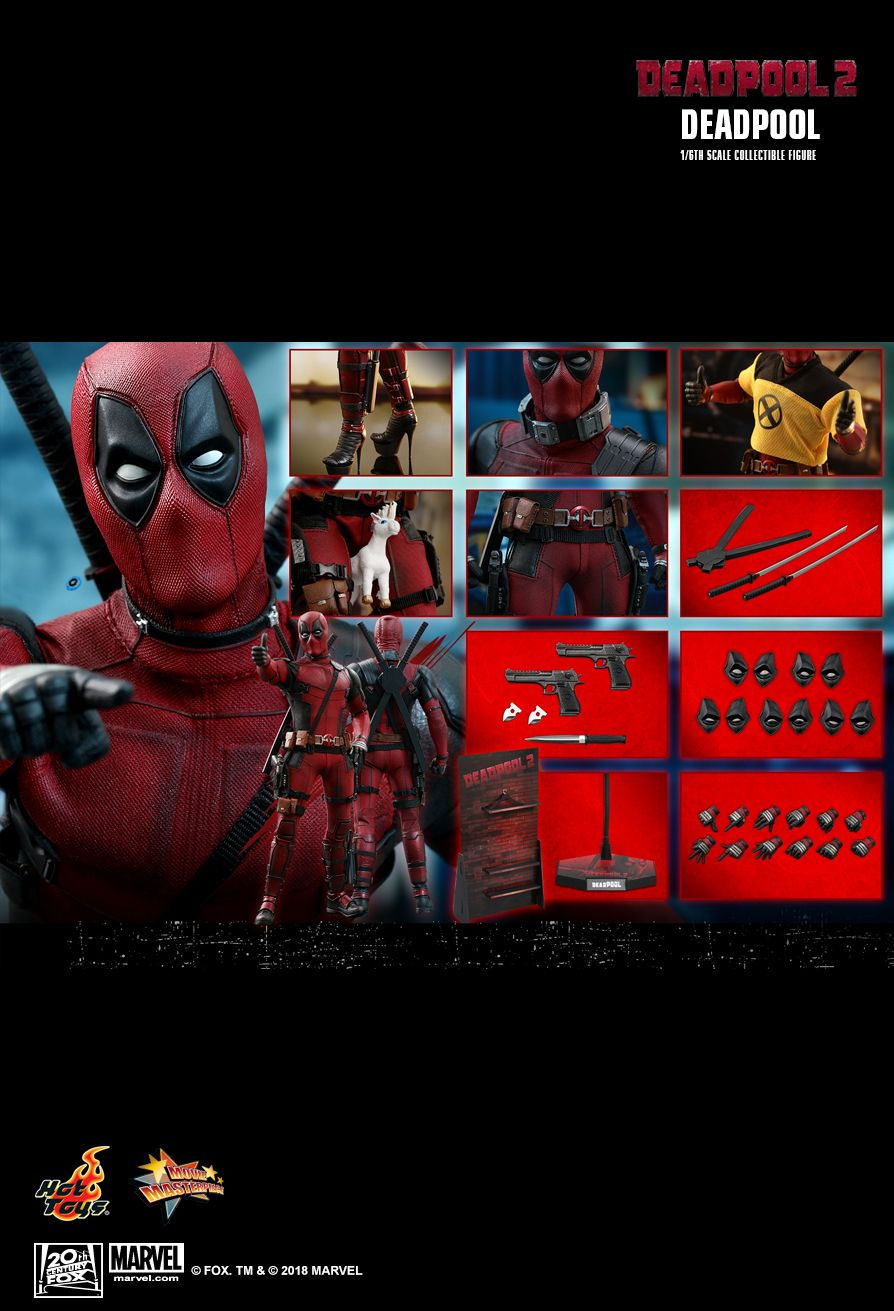 Hot Toys MMS490 - Marvel Comics - DeadPool 2 - DeadPool