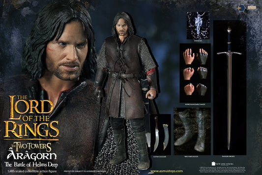 Asmus Toys LOTR025 - The Lord of the Rings : The Two Towers - Aragorn The Battle OF Helms Deep