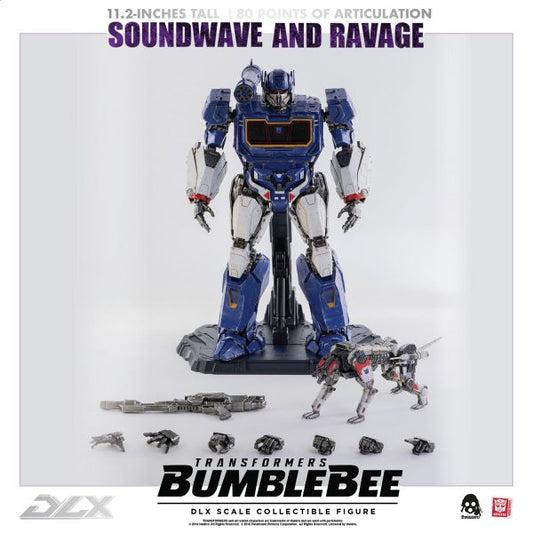 Threezero 3Z0160 DLX - Transformers BumbleBee - Soundwave And Ravage