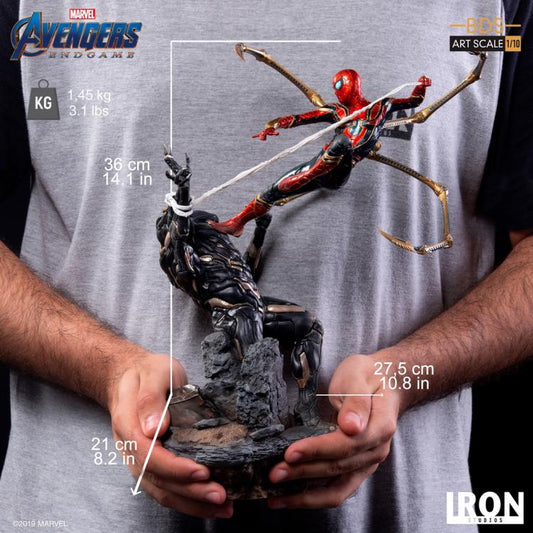 Iron Studios - Marvel Comics - Avengers : Endgame - Iron Spider Vs Outrider