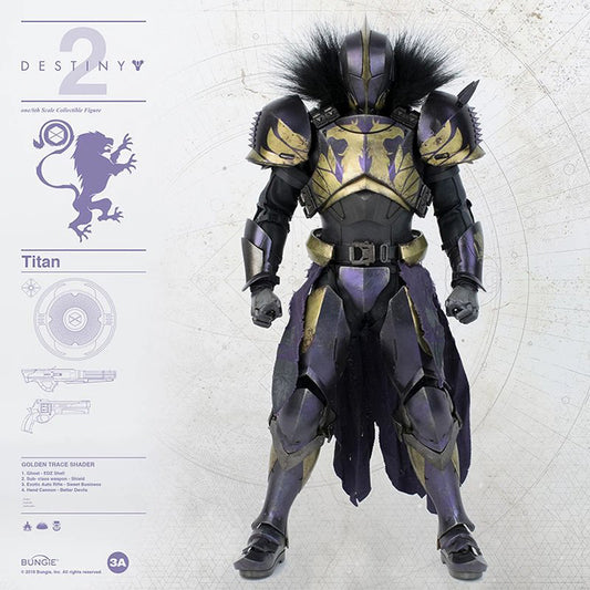 Threezero & Bungie 3A17054CS - Destiny 2 - Titan Golden Trace Shader