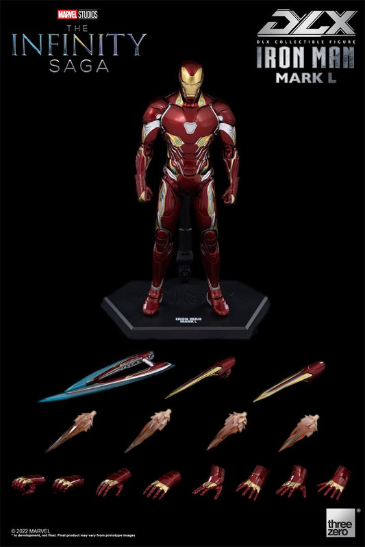 Threezero 3Z02490C0 DLX - Marvel Comics - The Infinity Saga - Iron Man Mark 50