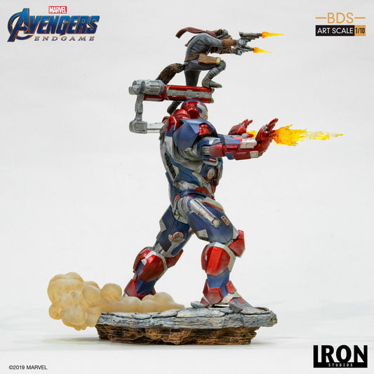 Iron Studios - Marvel Comics - Avengers : Endgame - Iron Patriot & Rocket